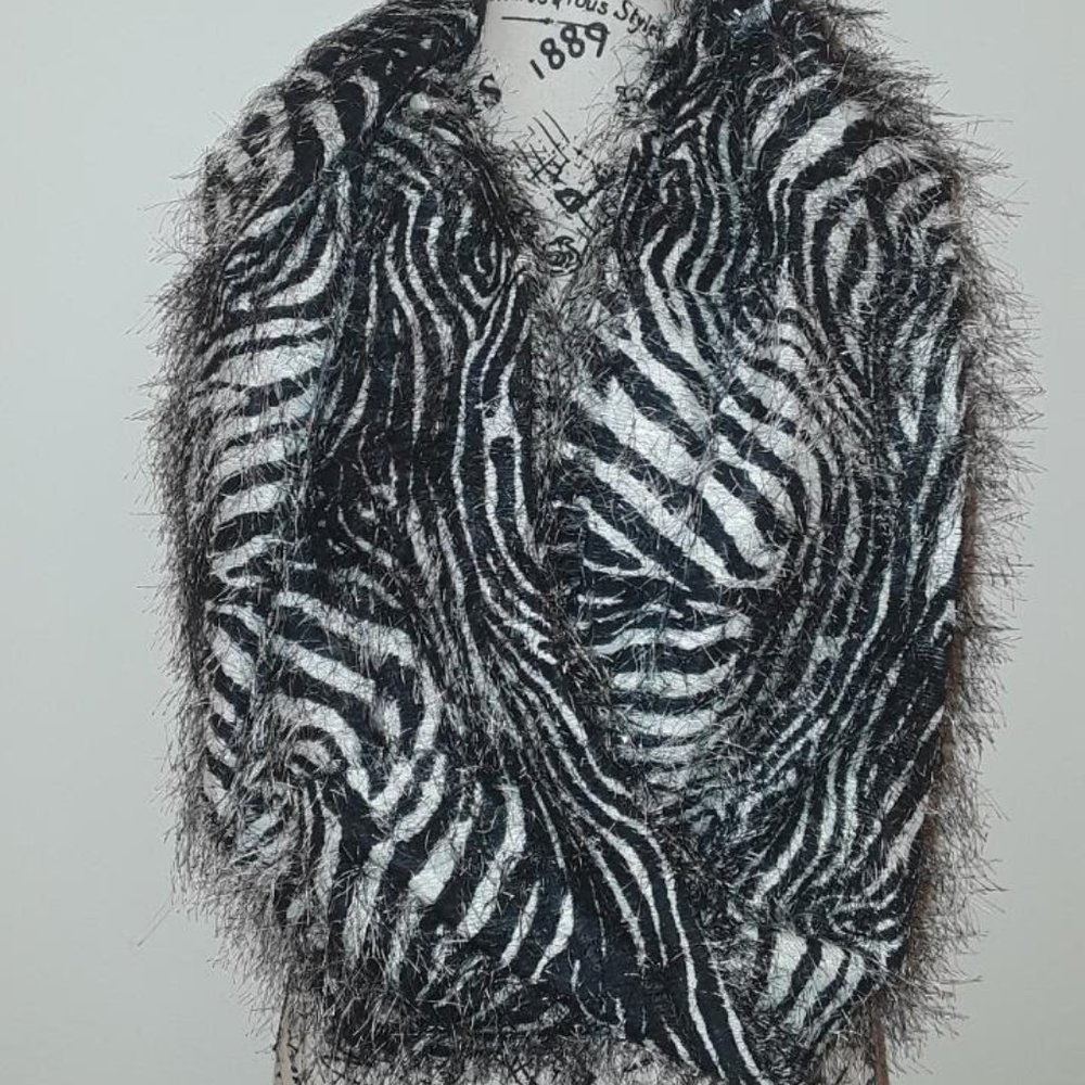 Gone Wild Infinity Scarf - Zebra Print
